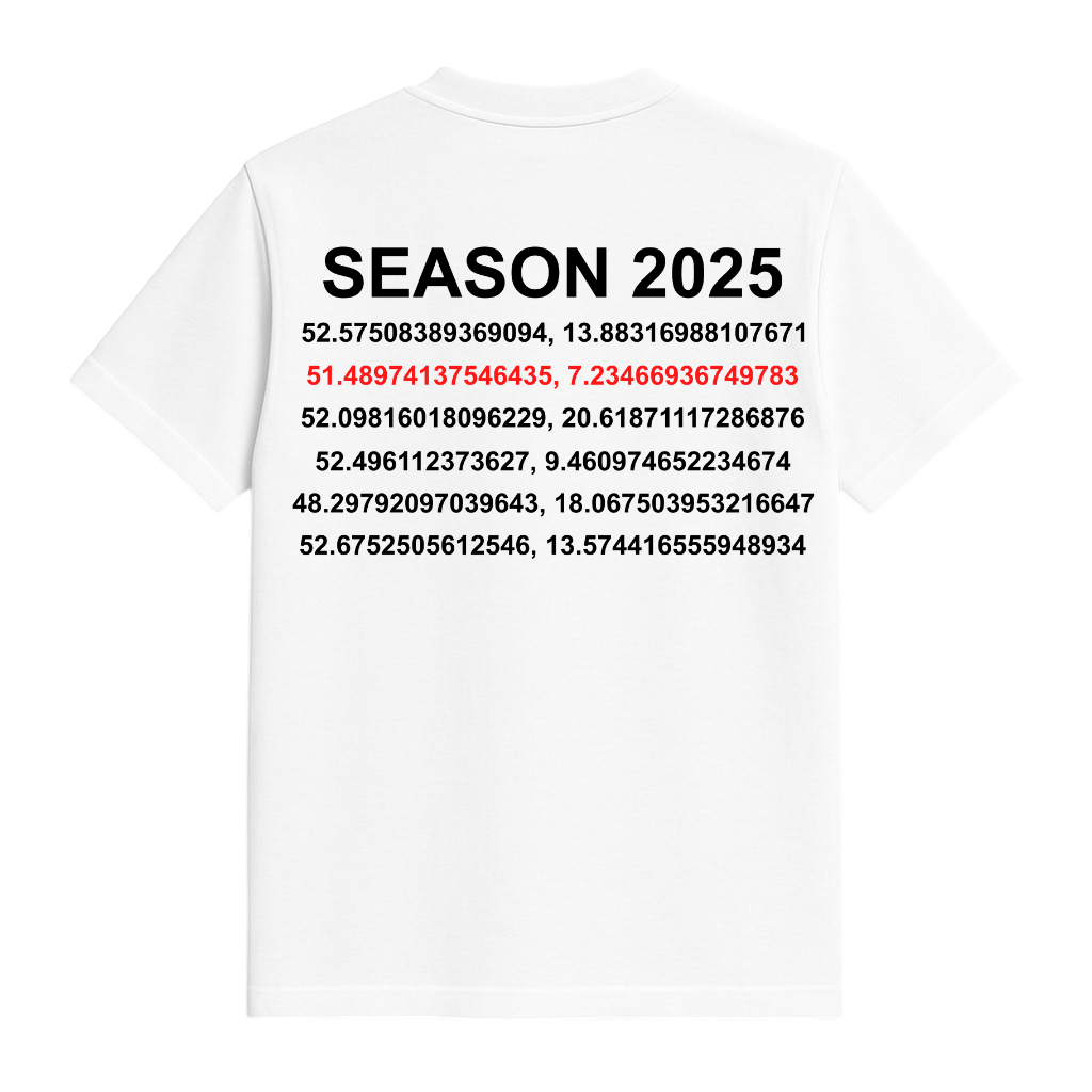 ADULTS - SEASON 2025 – T-Shirt - Weiß