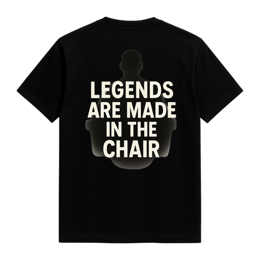 Studio 45 T-Shirt: Legends Are Made In The Chair Shirt