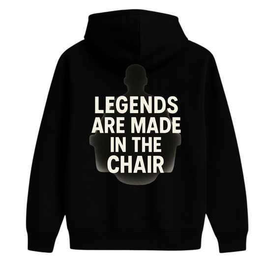 Studio 45 Hoodie: Legends Are Made In The Chair Shirt