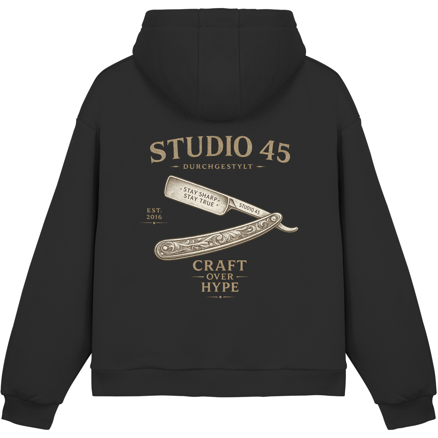 Studio 45: CRAFT OVER HYPE - Hoodie