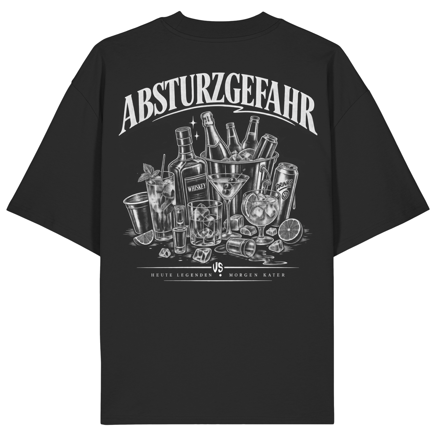 ABSTURZGEFAHR - Organic Oversize Shirt