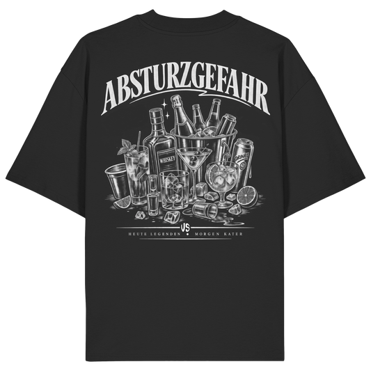 ABSTURZGEFAHR - Organic Oversize Shirt