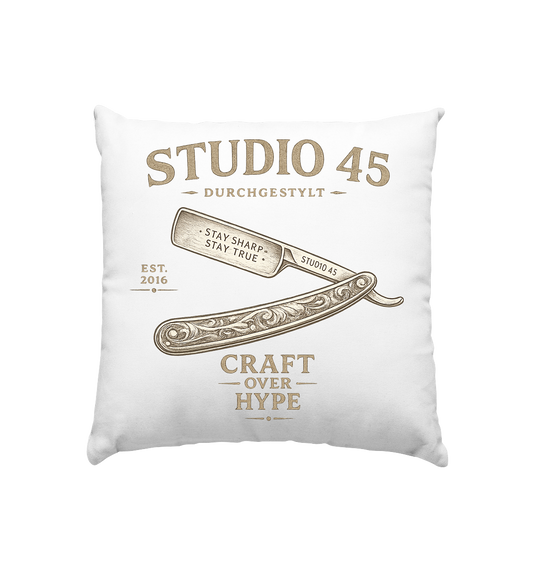 Studio 45: CRAFT OVER HYPE - Kissen 40x40cm
